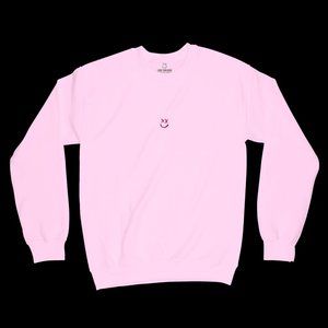 Louis Tomlinson Pink Smiley Walls Sweatshirt